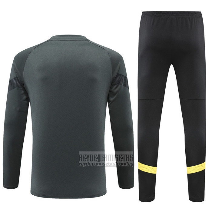 Chandal de Sudadera del Borussia Dortmund 2022-2023 Gris